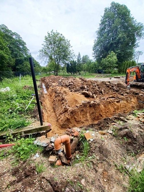 Stavba základové desky rodinného domu realizovaná firmou Atema stav
